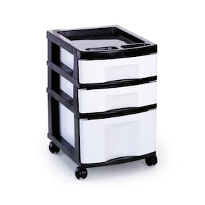 Gaveteiro Plástico Organizador 3 Gavetas Cod.661 Agraplast