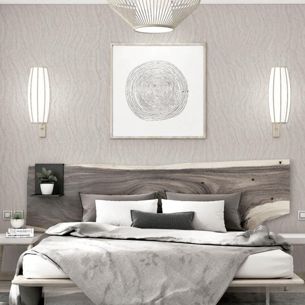 Papel De Parede Colorkey Madeira Bege Col1055