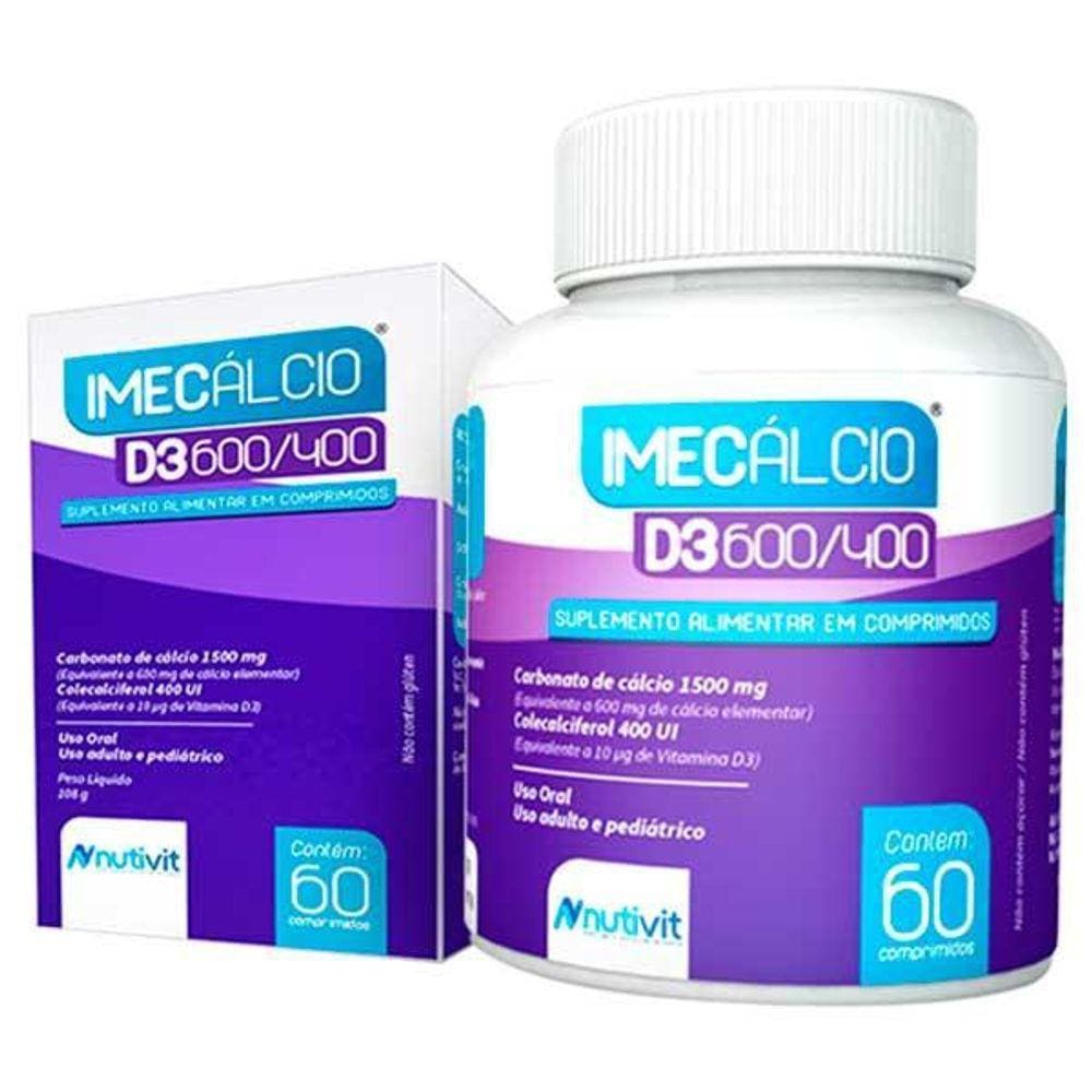 Vitamina D + Cálcio Fortalece Ossos Sistema Imune