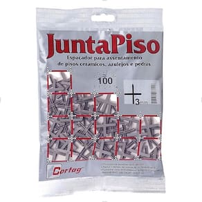 Espaçador Juntapiso 3.0mm com 100 Peças 60510 Cortag