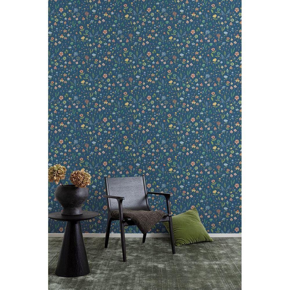 Papel Parede Floral Colorido - SP