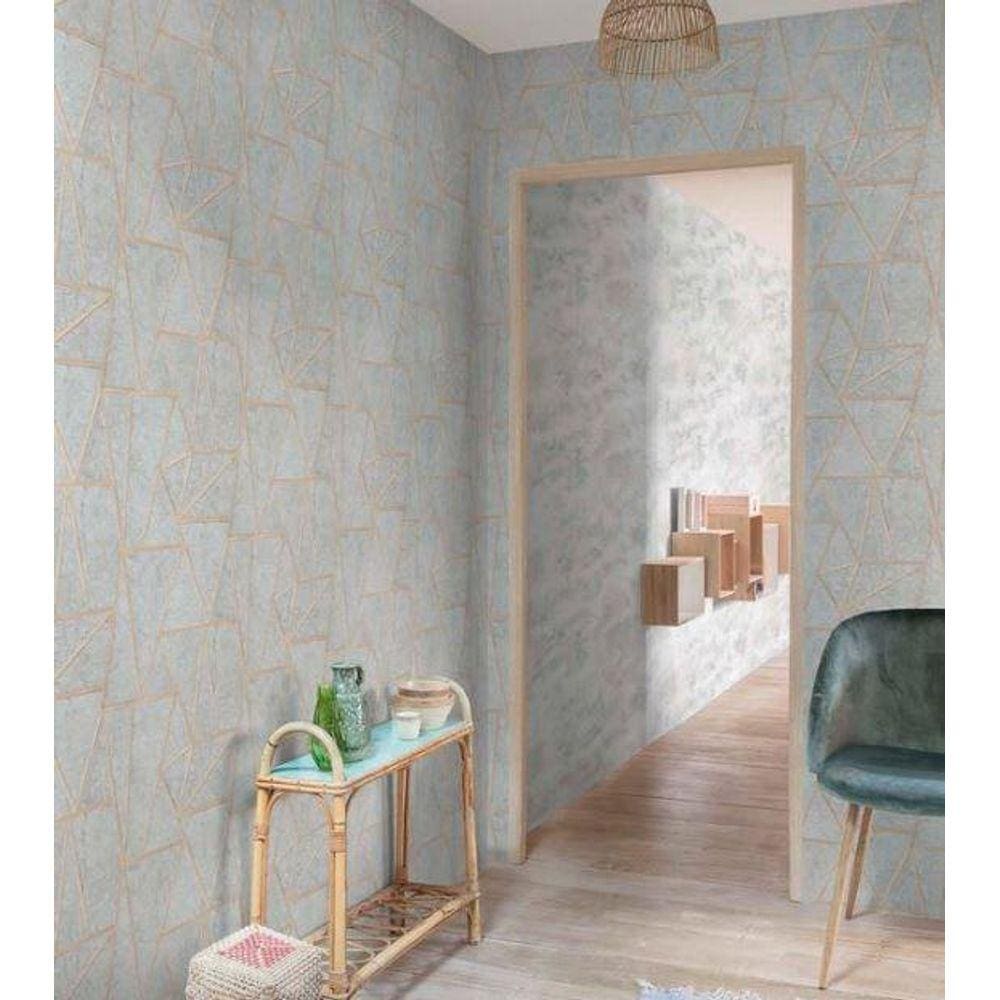 Papel de Parede Eijffinger Exposure EP3703 Calcário - Rolo 10m