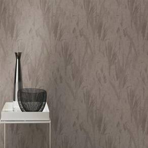 Papel De Parede Concrete Folhagem Cinza 10m X 0.53m