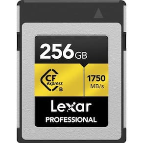 Cartão de Memória Lexar CFexpress 256GB Type B Gold 1750MB/s