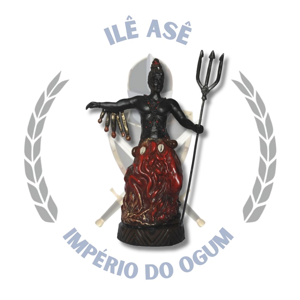 Imagem Resina Orixá Exú Africano 30Cm