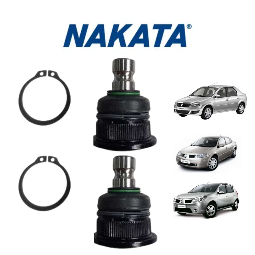 02 Pivô Suspesão Nakata Dianteira Direita/Esquerda Renault Sandero 2007 A 2013