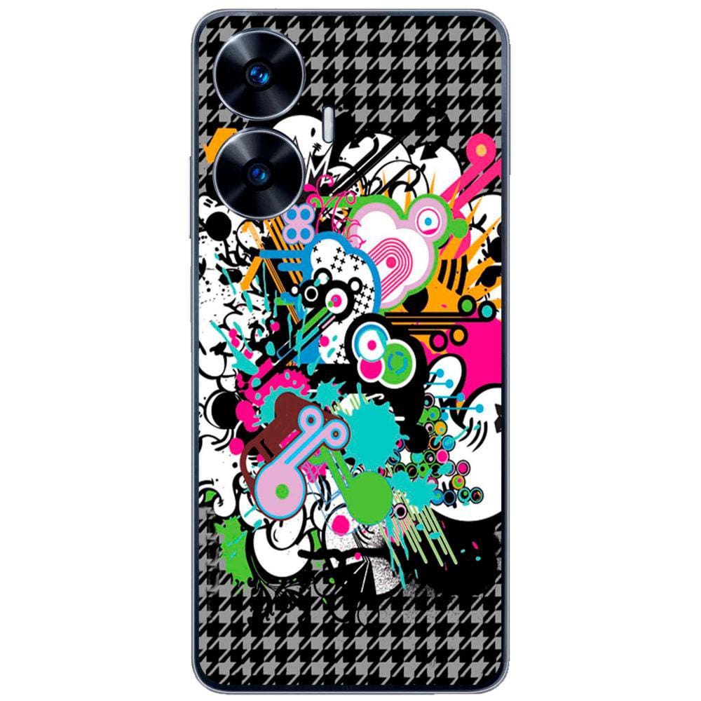 Capa Adesivo Skin022 Verso Para Realme C55 (2023)
