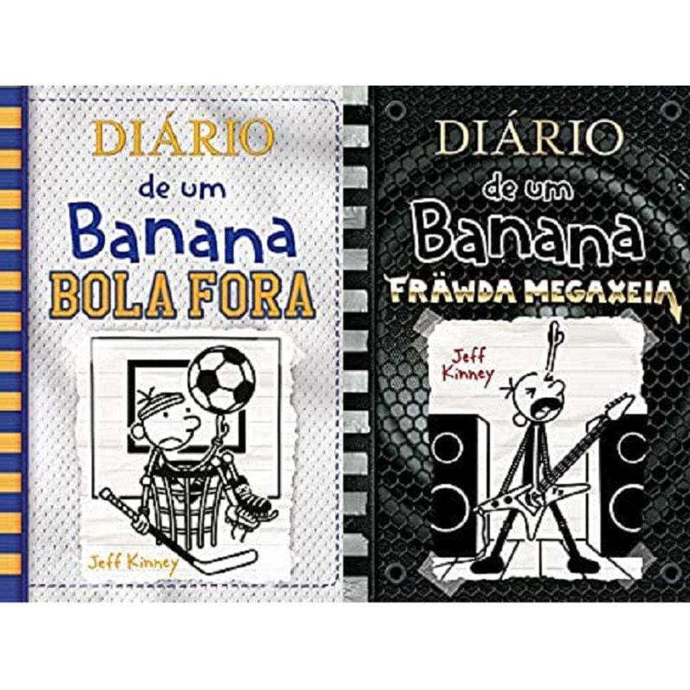 Kit 2 Livros Diario De Um Banana 16 E 17