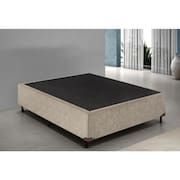 Cama Box Casal 138 Bello Box - Suede Bege