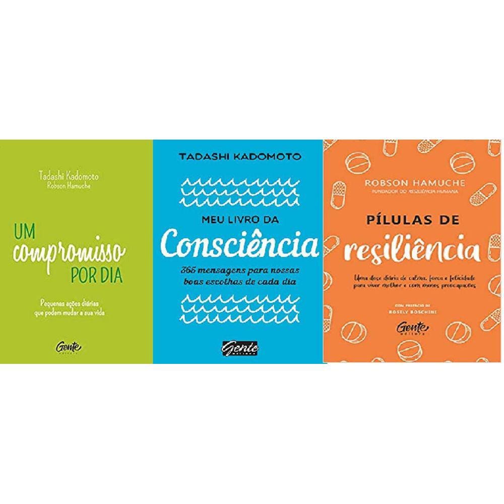 Kit 3 Livros Tadashi Kadamoto Um Compromisso Por Dia + Meu