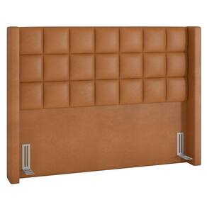Cabeceira Cama Box Casal 140cm Pisa P02 Sintético Caramelo - Mpozenato