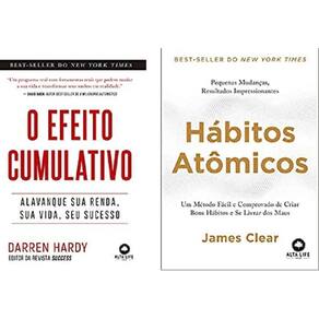 Kit 2 Livros O Efeito Cumulativo + Hábitos Atômicos