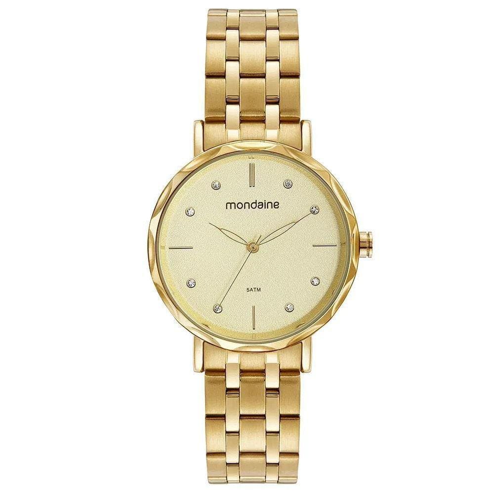 Relógio Feminino Mondaine Casual Dourado 32482Lpmvde1