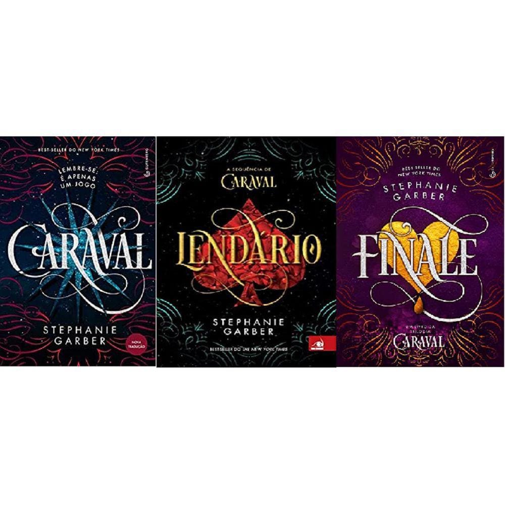 Kit 3 Livros Stephanie Garber Caraval