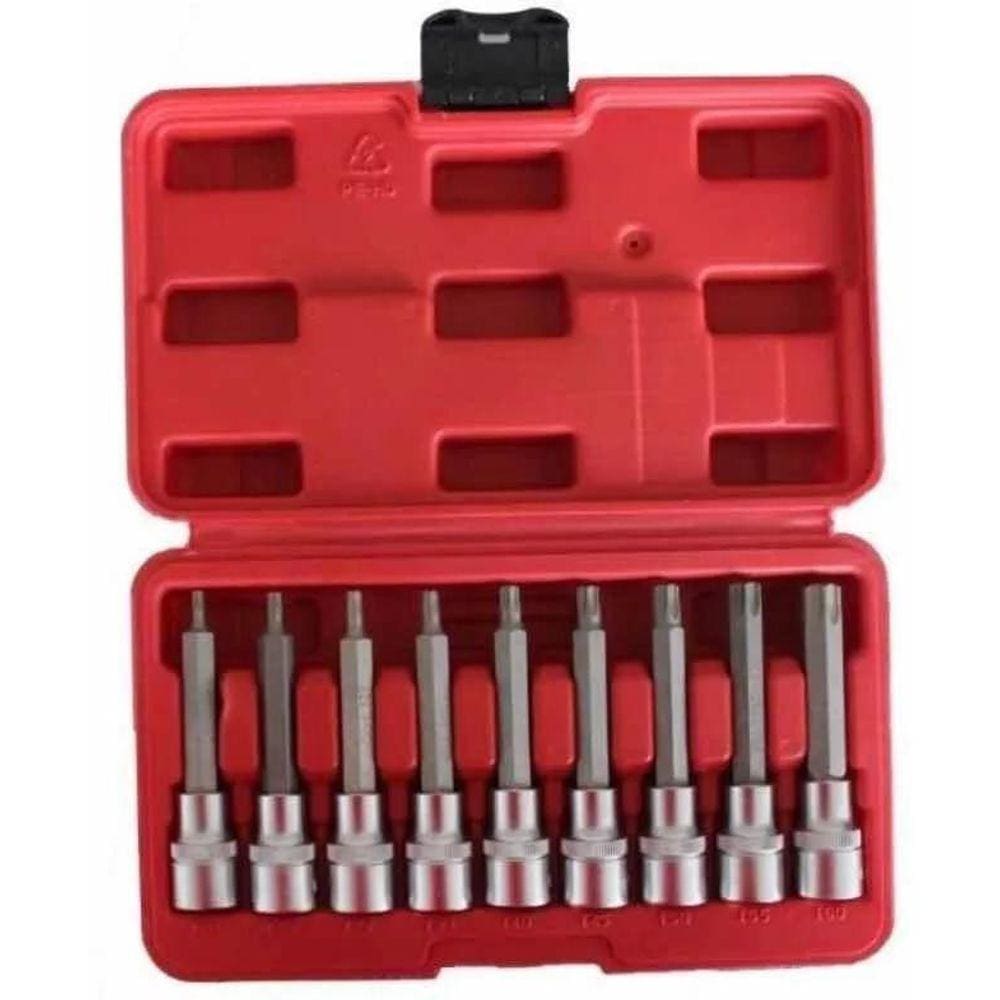 Jogo De Soquete Torx Macho Com 9 Peças