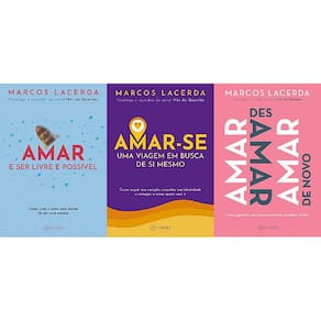 Kit 3 Livros Marcos Lacerda Amar E Ser Livre É Possível