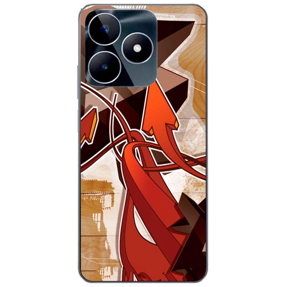Capa Adesivo Skin071 Verso Para Realme C53 (2023)