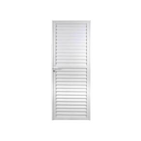 Porta de Alumínio Laminada 210x80cm Linha Solida MGM Branco