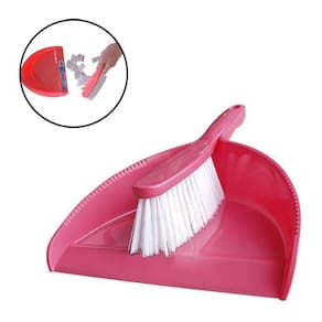 Kit Pazinha Para Lixo Com Escova Multifunção Cerdas Duraveis