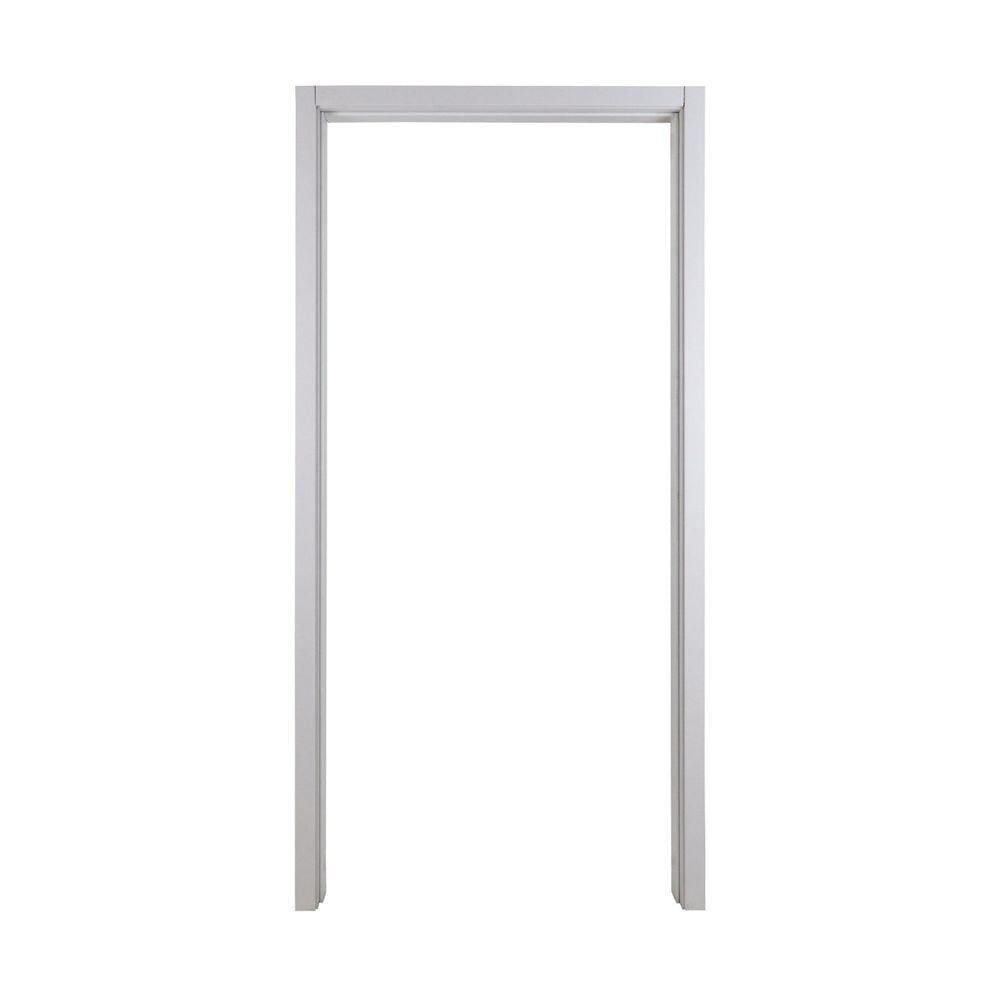 Kit Batente com Alisar Regulável 2 Lados 12cm MGM Branco