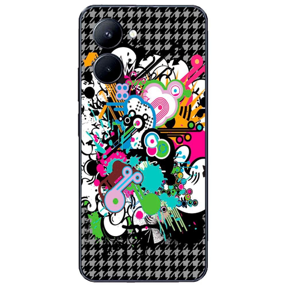 Capa Adesivo Skin022 Verso Para Realme C33 (2023)