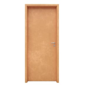 Porta de Madeira 210x90cm Espessura 3,5cm Mmc Eucatex Marroml