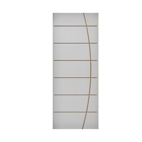 Porta de Madeira 210x92cm Espessura 3,5cm Mmc Eucaprimer Frisada Tivoli Eucatex Primer