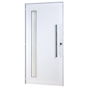 Porta Lambril de Giro com Puxador e Visor Direita Topsul 210x100cm Esquadrisul Branco