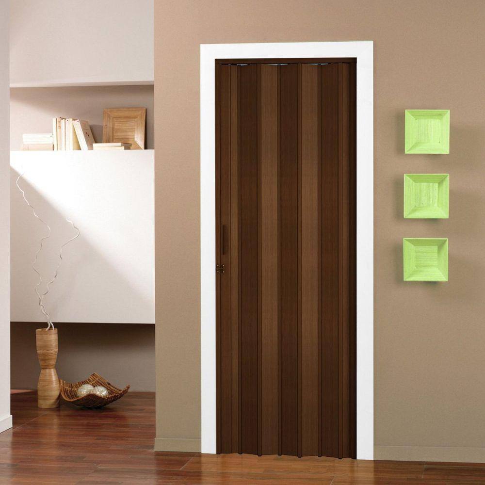 Porta Sanfonada Pvc Pronta 210x84cm Bcf Imbuia