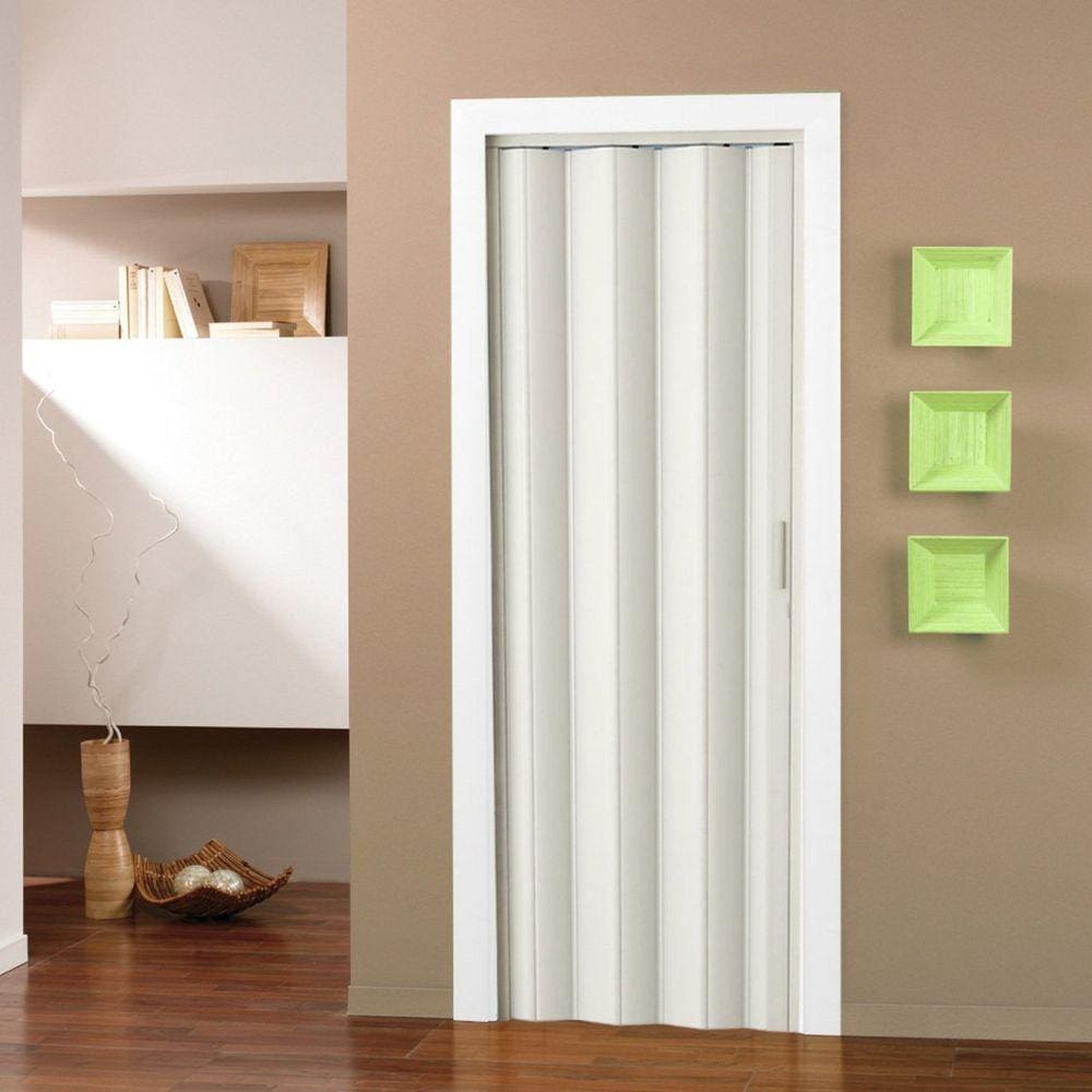 Porta Sanfonada Pvc Pronta 210x72cm Bcf Branco