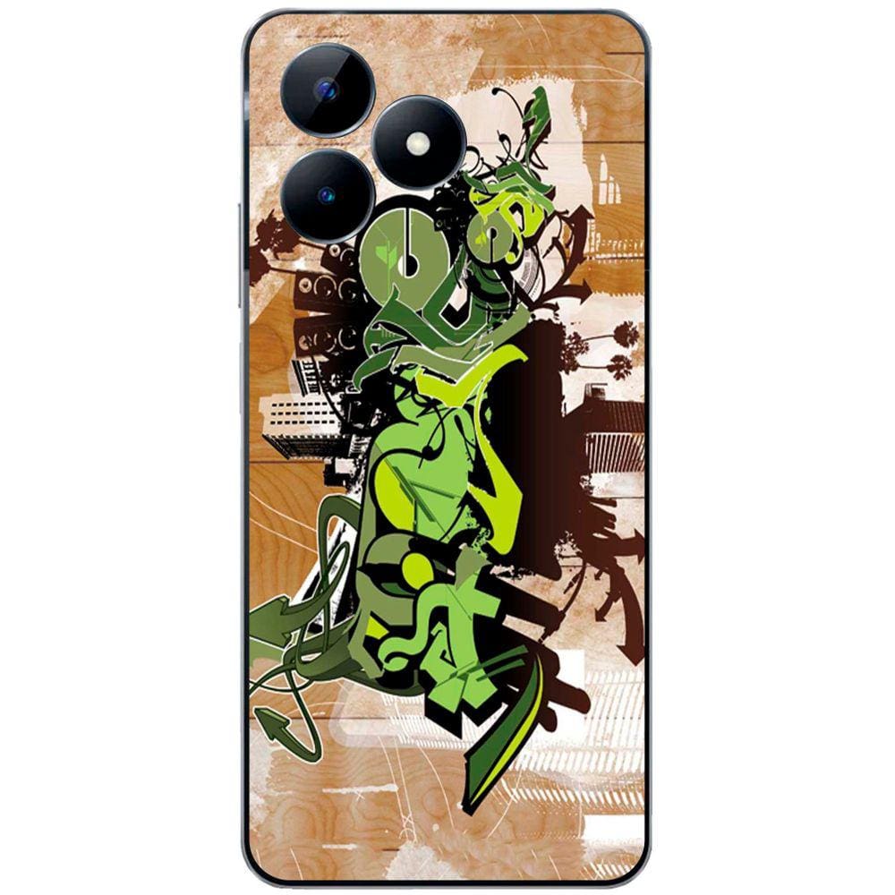 Capa Adesivo Skin072 Verso Para Realme C51 (2023)