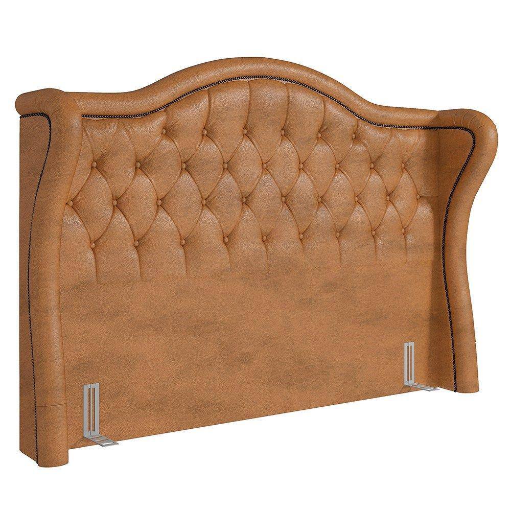 Cabeceira Cama Box Casal 140cm Antibes P02 P02 Sintético Caramelo - Mpozenato