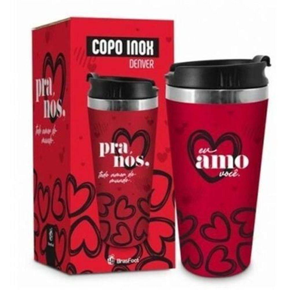 Copo Térmico Emborrachado 450ml - Conserva a Temperatura