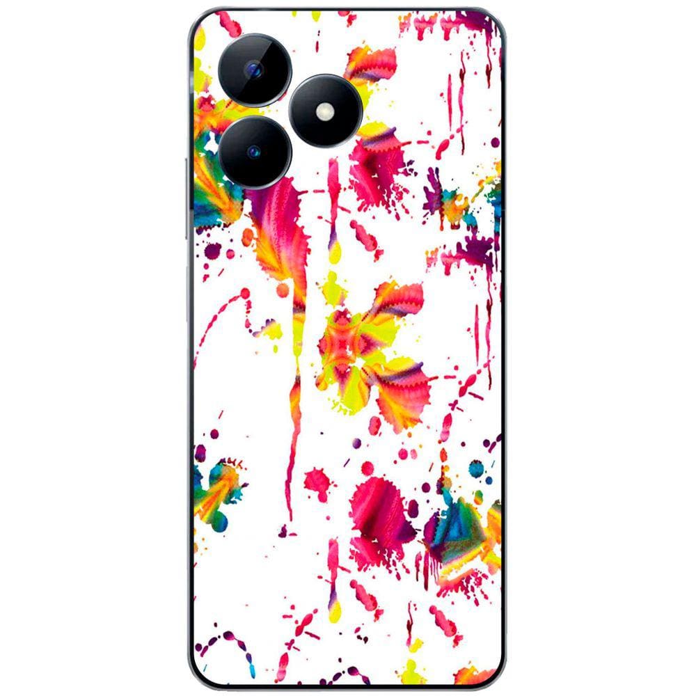 Capa Adesivo Skin205 Verso Para Realme C51 (2023)