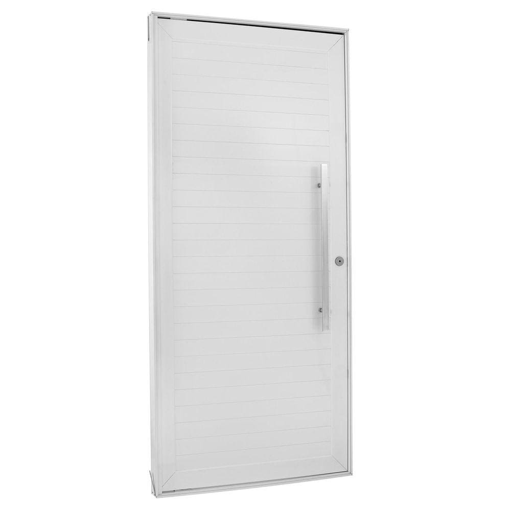 Porta Lambril Pivotante com Puxador Direita Topsul 220x100cm Esquadrisul Branco