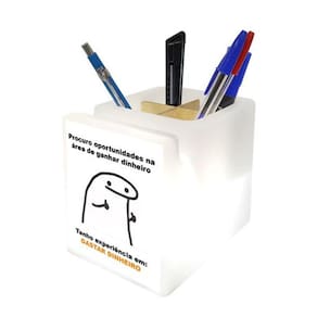 Organizador de Mesa Iluminado Gastar Dinheiro