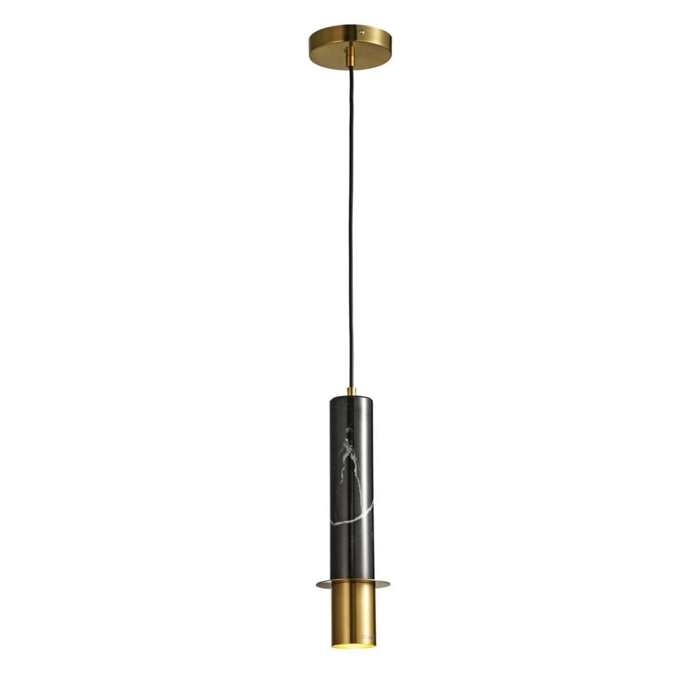 Pendente Nordic I de Mármore da Bella Iluminação Dourado