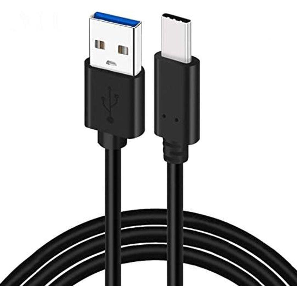 Cabo De Carregador Turbo Preto 1 Metro Para Moto G60