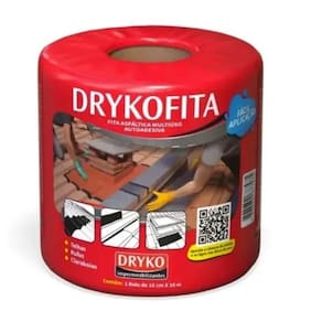 Fita Multiuso Alumínio Autoadesiva para Vedação 15cm x 10m Vedatudo Dryko