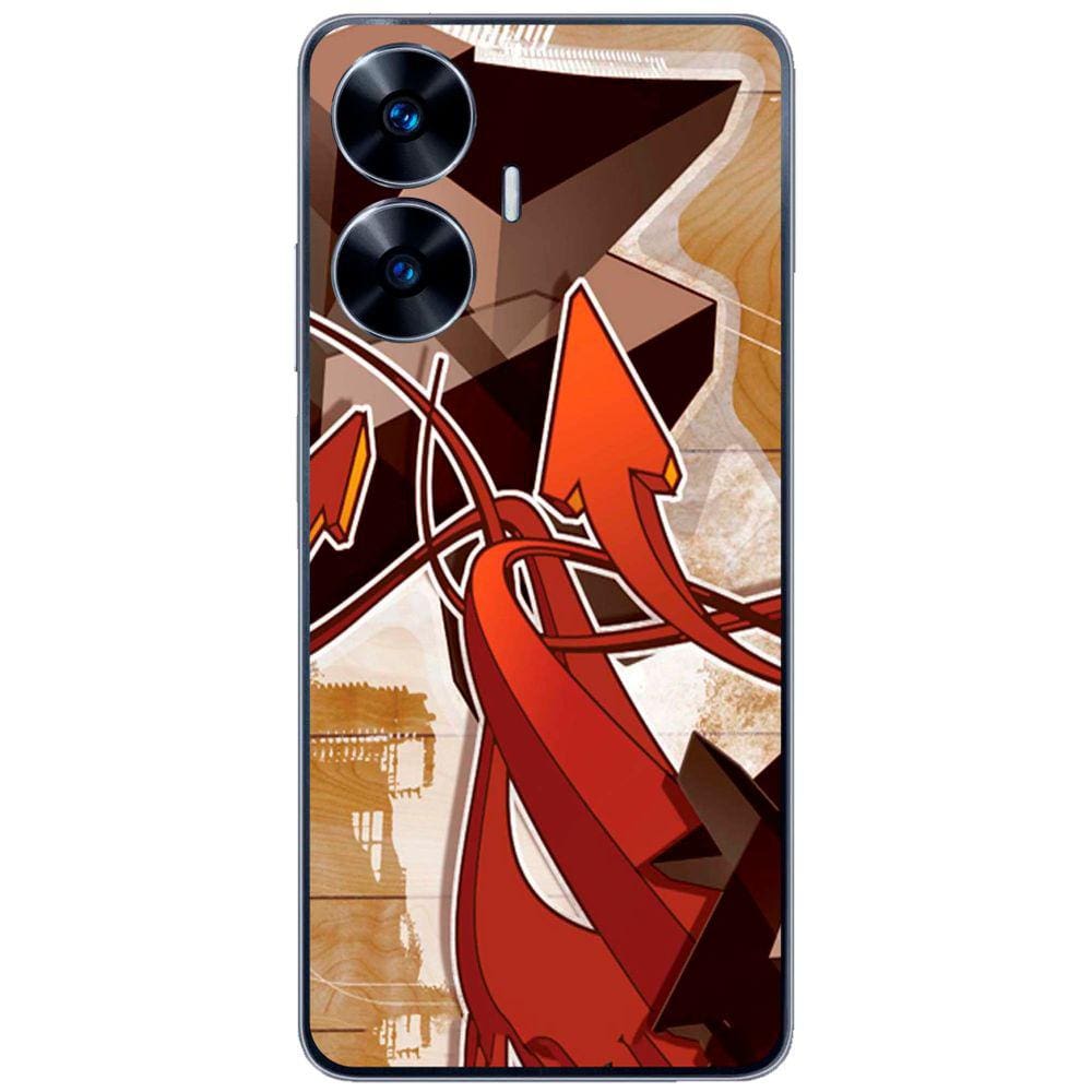 Capa Adesivo Skin071 Verso Para Realme C55 (2023)