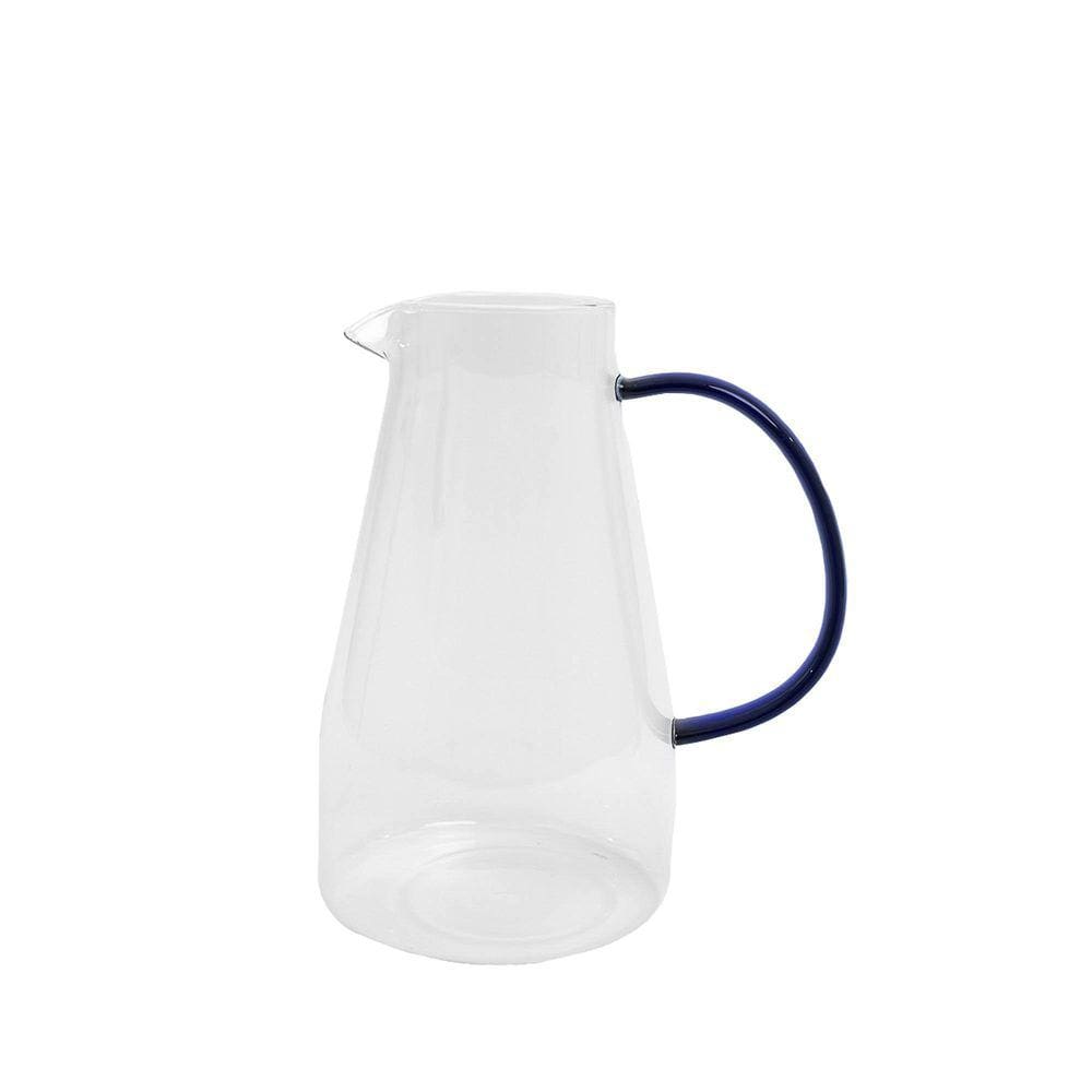 Jarra De Vidro Com Alça 1,8L - Oikos\r\n U Azul Unica