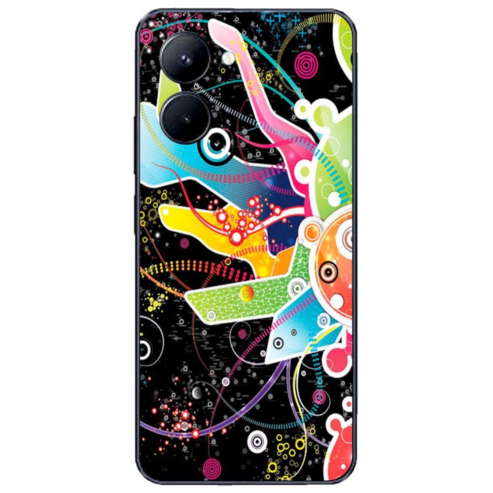 Capa Adesivo Skin058 Verso Para Realme C33 (2023)