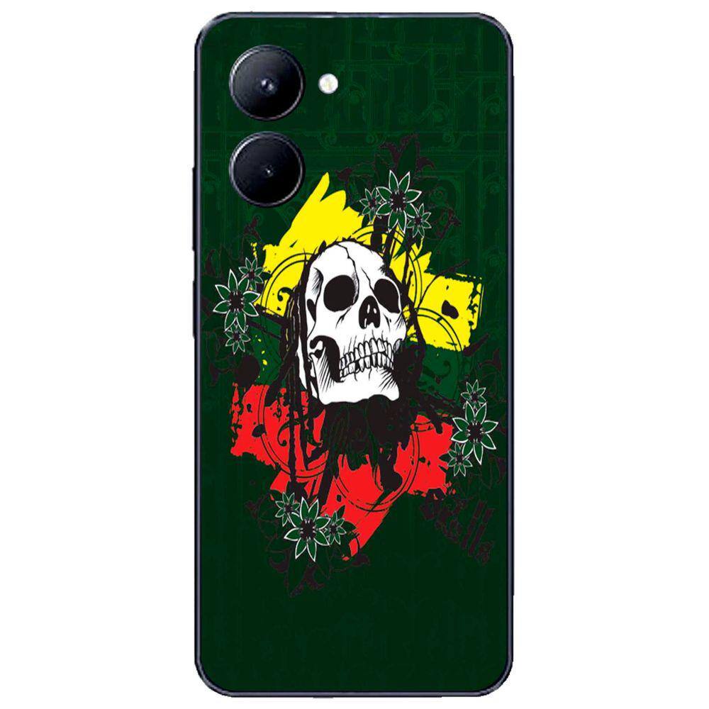 Capa Adesivo Skin024 Verso Para Realme C33 (2023)