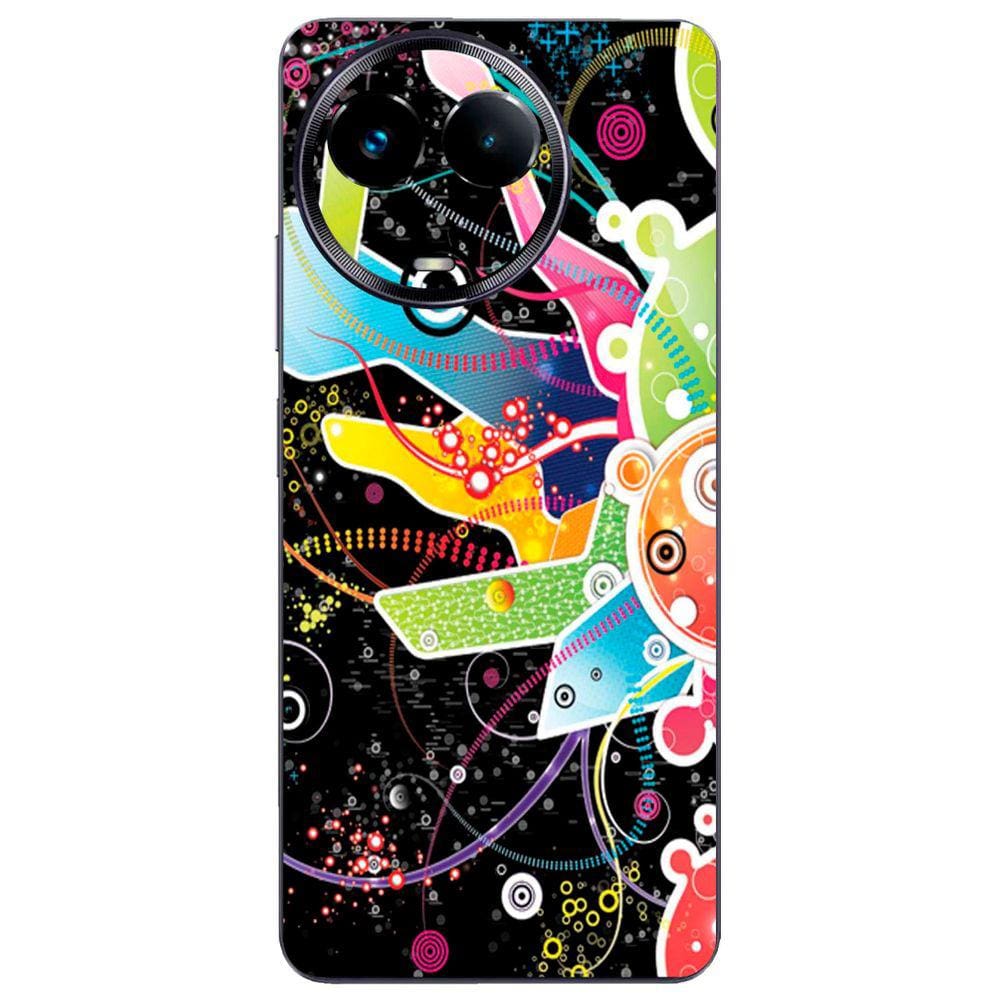 Capa Adesivo Skin058 Verso Para Realme 11X 5G
