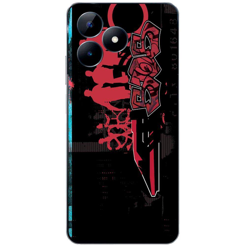 Capa Adesivo Skin055 Verso Para Realme C51 (2023)