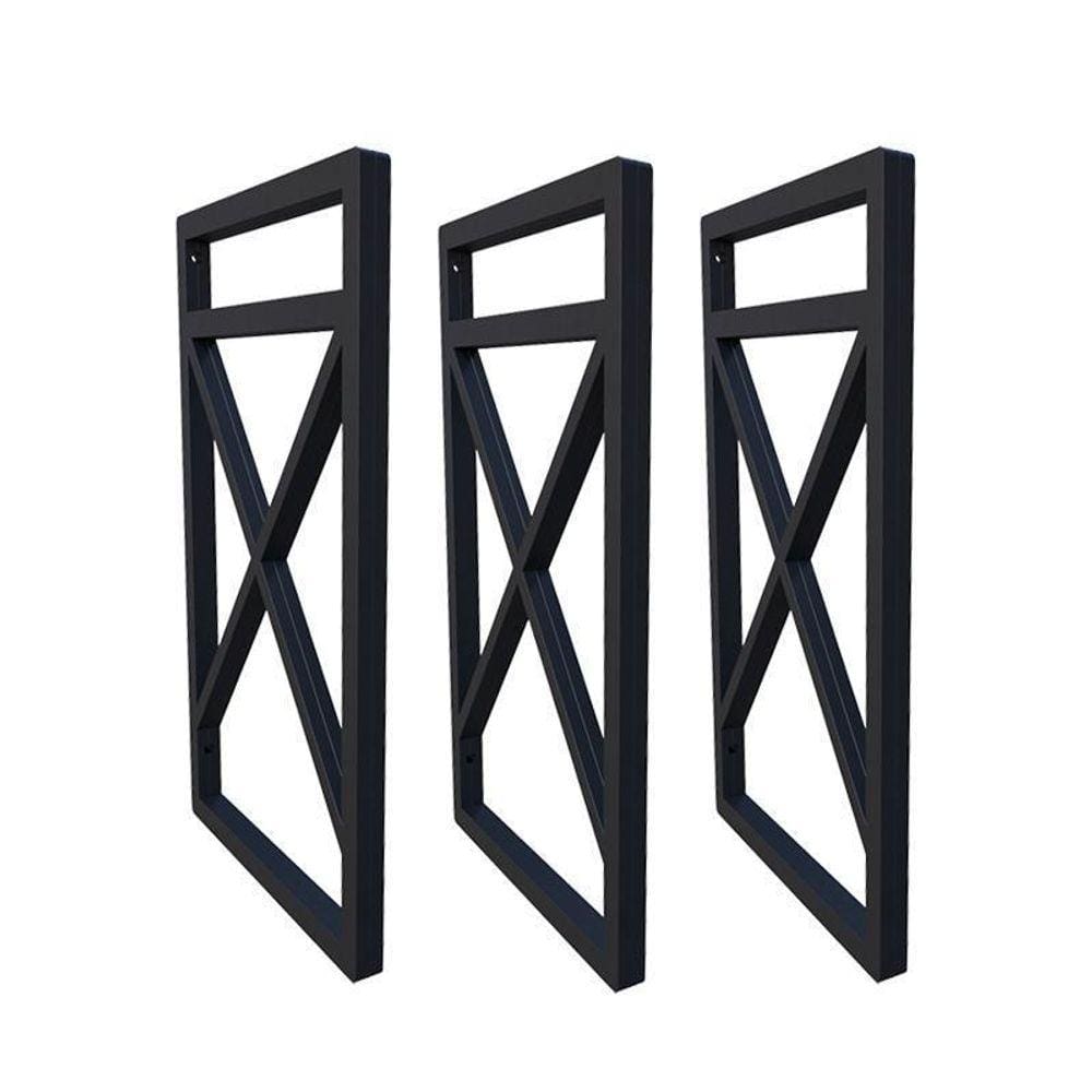 Suporte De Prateleira Estilo Industrial Kit Três Peças 20X37