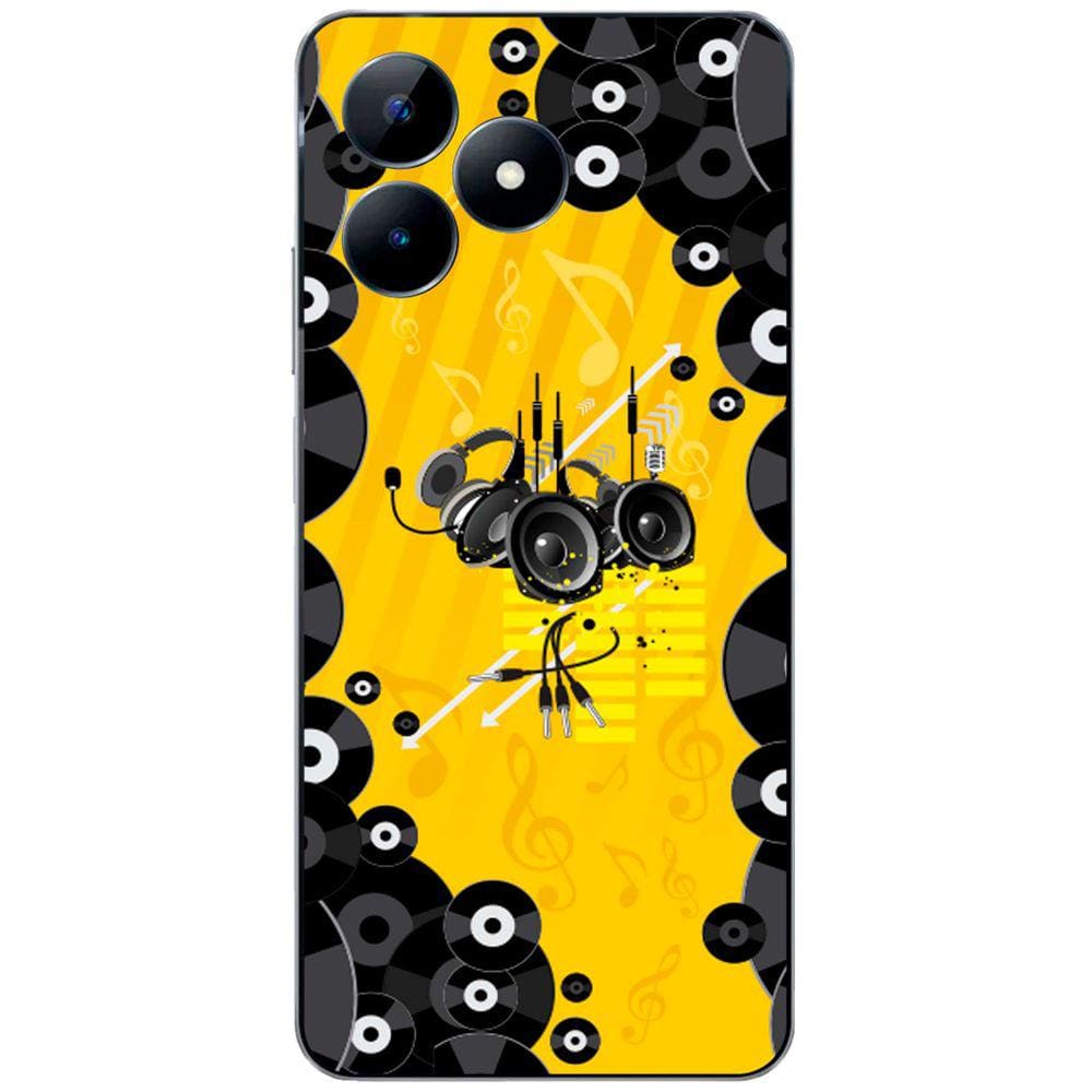 Capa Adesivo Skin354 Verso Para Realme C51 (2023)