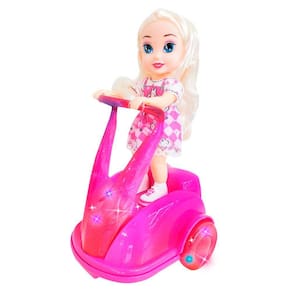 Boneca e Veículo - Belinda Radical - Hoverboard - Loira - DM Toys