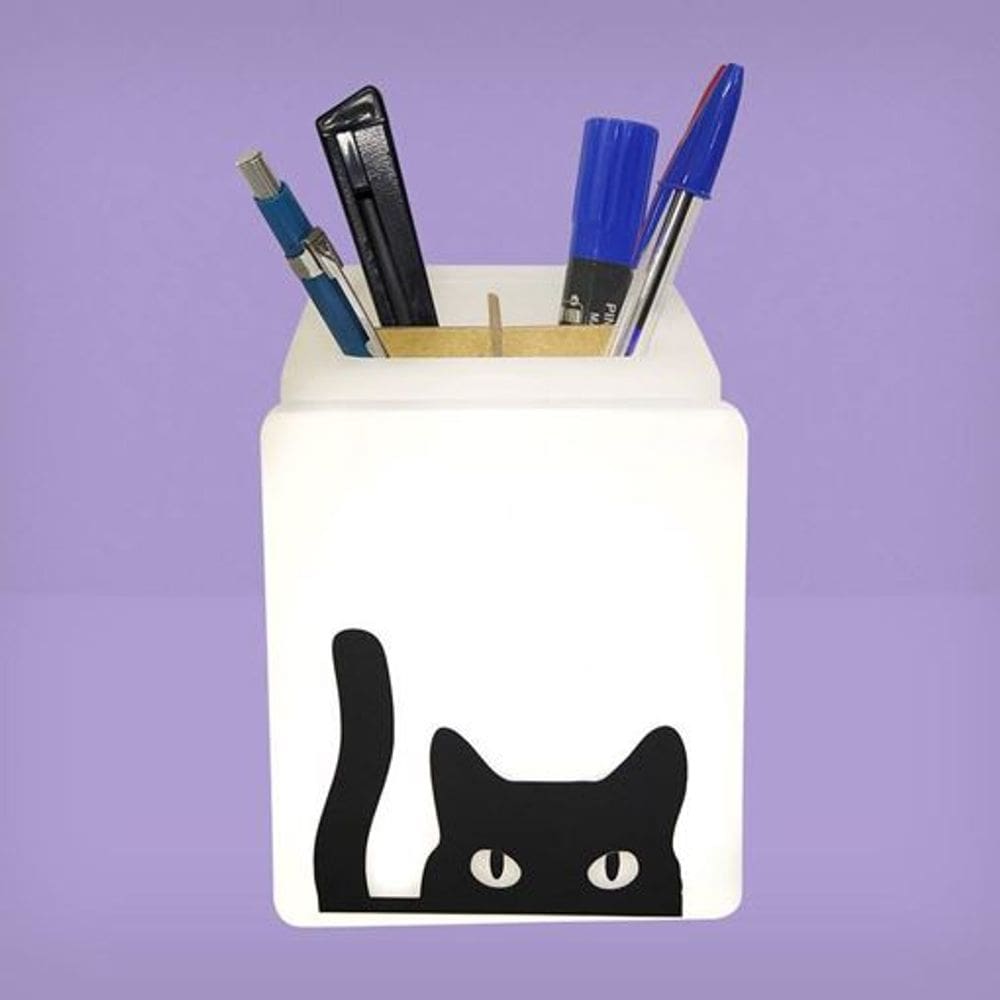 Organizador de Mesa Iluminado Cat Cute
