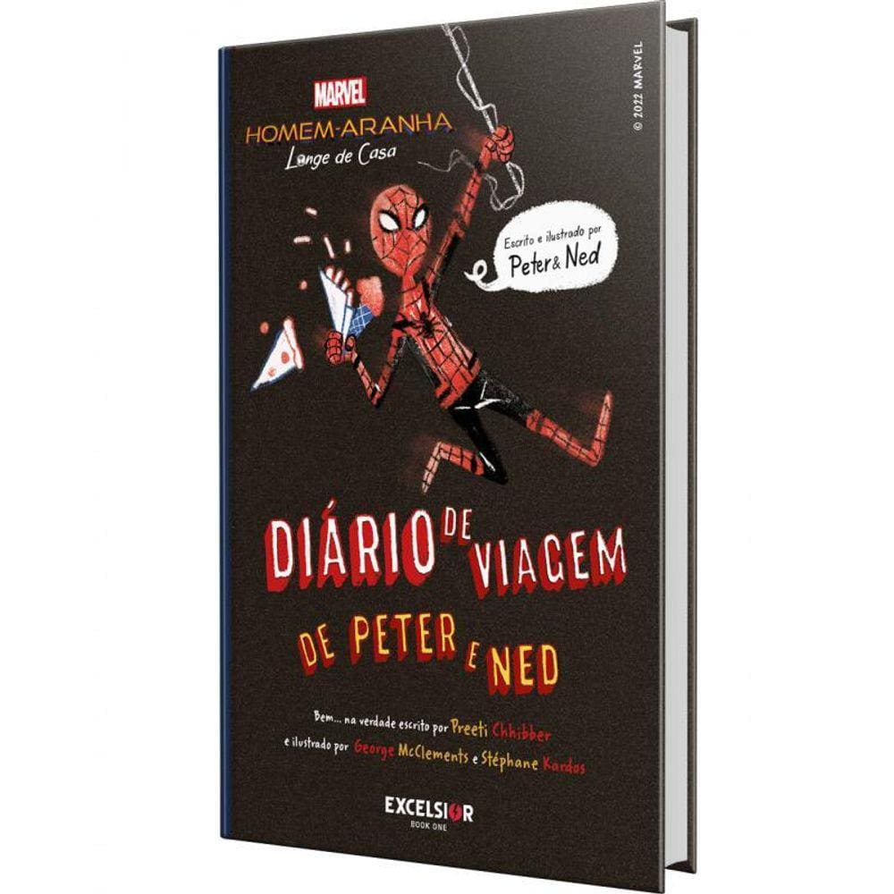 Homem Aranha Longe De Casa Diário De Viagem De Peter E Ned